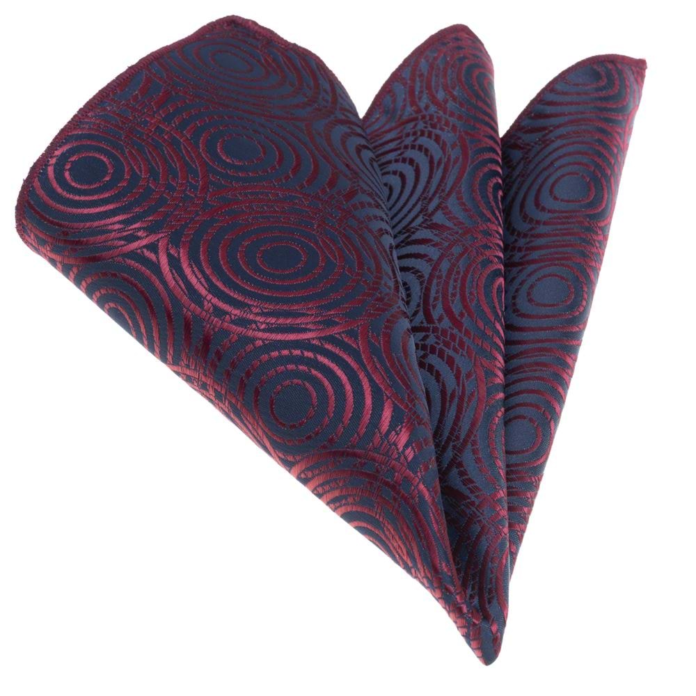 Red Curcules Pocket Square