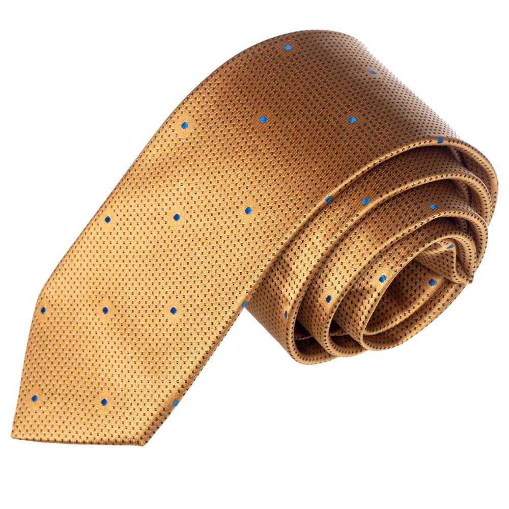 Golden Polka Dot Handmade Necktie