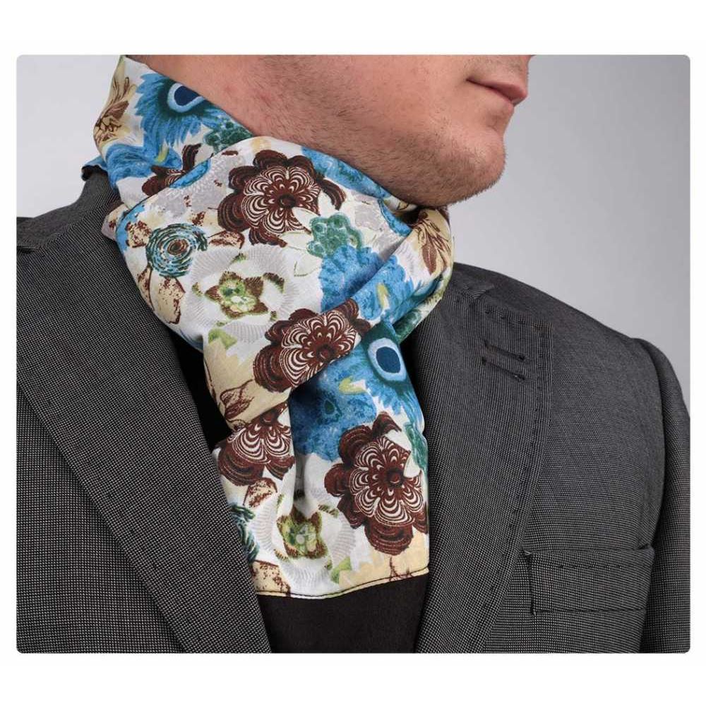 Floral Italian Double Sided Scarf