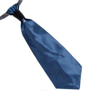 Mavi Lacivert Elegant Jakar Dokuma Tuxedo Tie Set