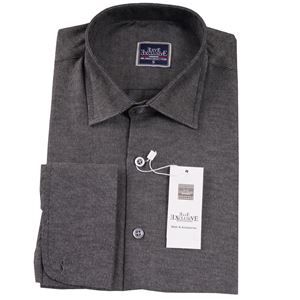 Gray Oxford Classic French Cuff Shirt